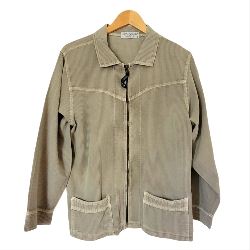 EZZE Wear Zipper Cotton Jacket | size SMALL